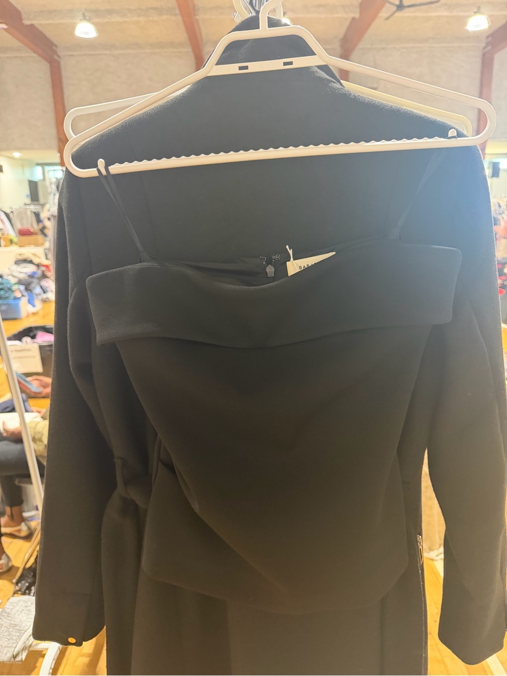 Aritzia Black Off-Shoulder Top